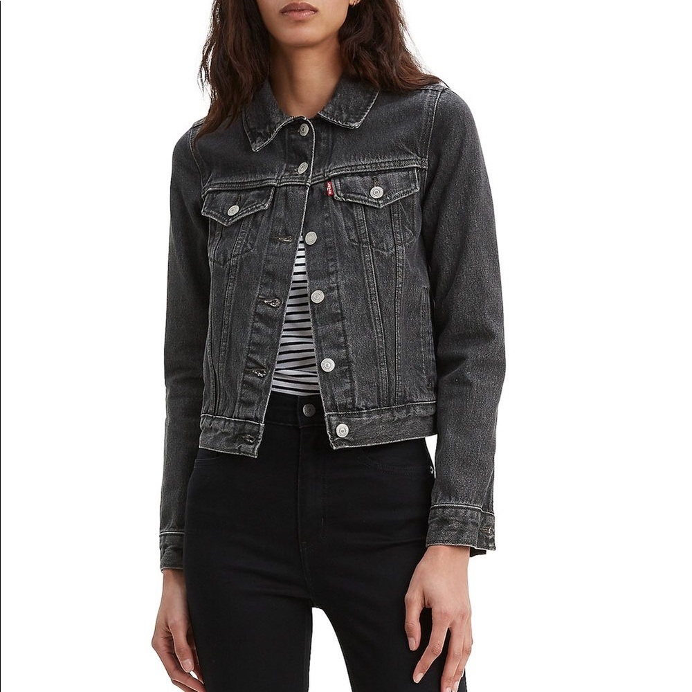 Black Levis Original Trucker Jacket